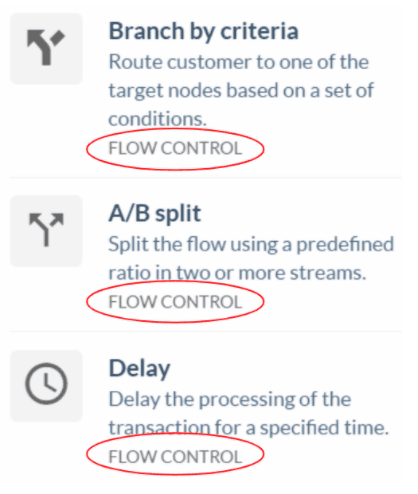 Control nodes